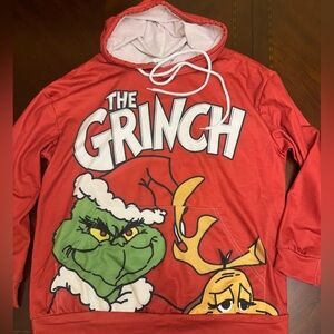 Red Grinch Graphic Hoodie
